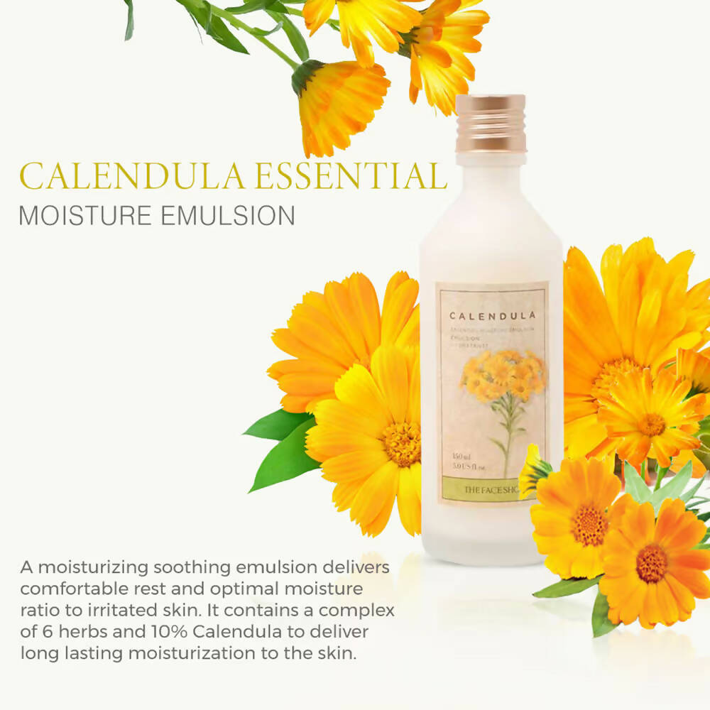 The Face Shop Calendula Essential Moisture Emulsion - Distacart