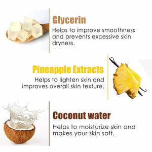 Wow Skin Science Pineapple & Fresh Coconut Water Foaming Body Wash