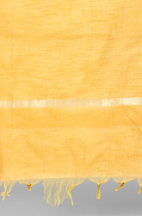 Thumbnail for Janasya Women's Mustard Poly Silk Gold Print Lehenga Choli With Dupatta - Distacart