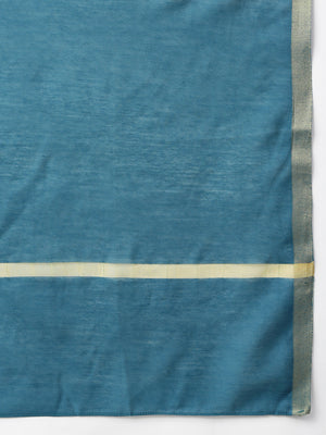 Janasya Women's Sea Green Poly Silk Gold Print Lehenga Choli With Dupatta - Distacart