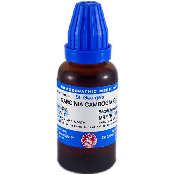 St. George's Homeopathy Garcinia Cambogia Mother Tincture Q - Distacart