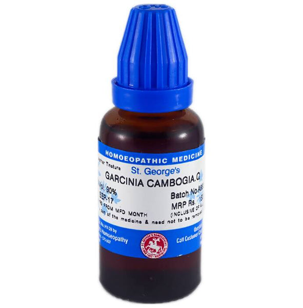St. George's Homeopathy Garcinia Cambogia Mother Tincture Q - Distacart