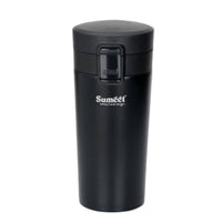 Thumbnail for Sumeet Stainless Steel Vacuum Hot & Cold Tumbler - 350 ml (Black) - Distacart