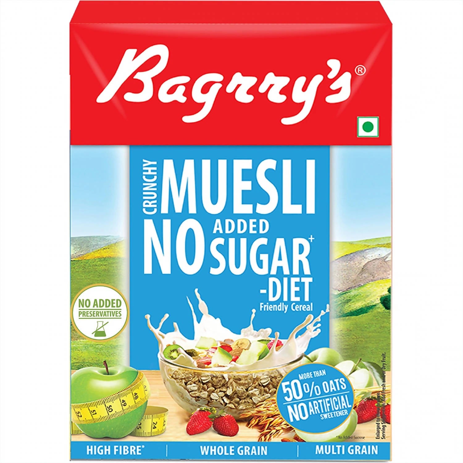 Bagrry's Crunchy Muesli - Sugar Free - Distacart