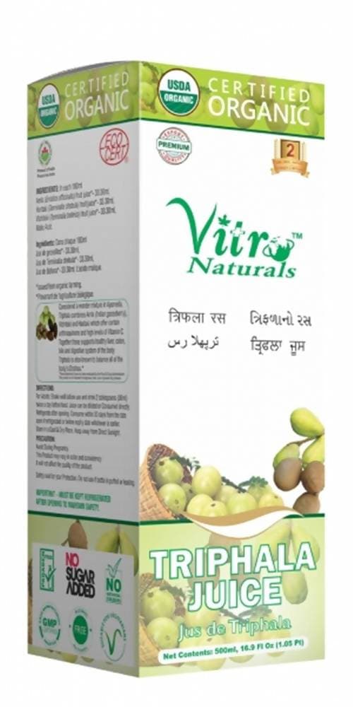 Vitro Naturals Certified Organic Triphala Juice - Distacart
