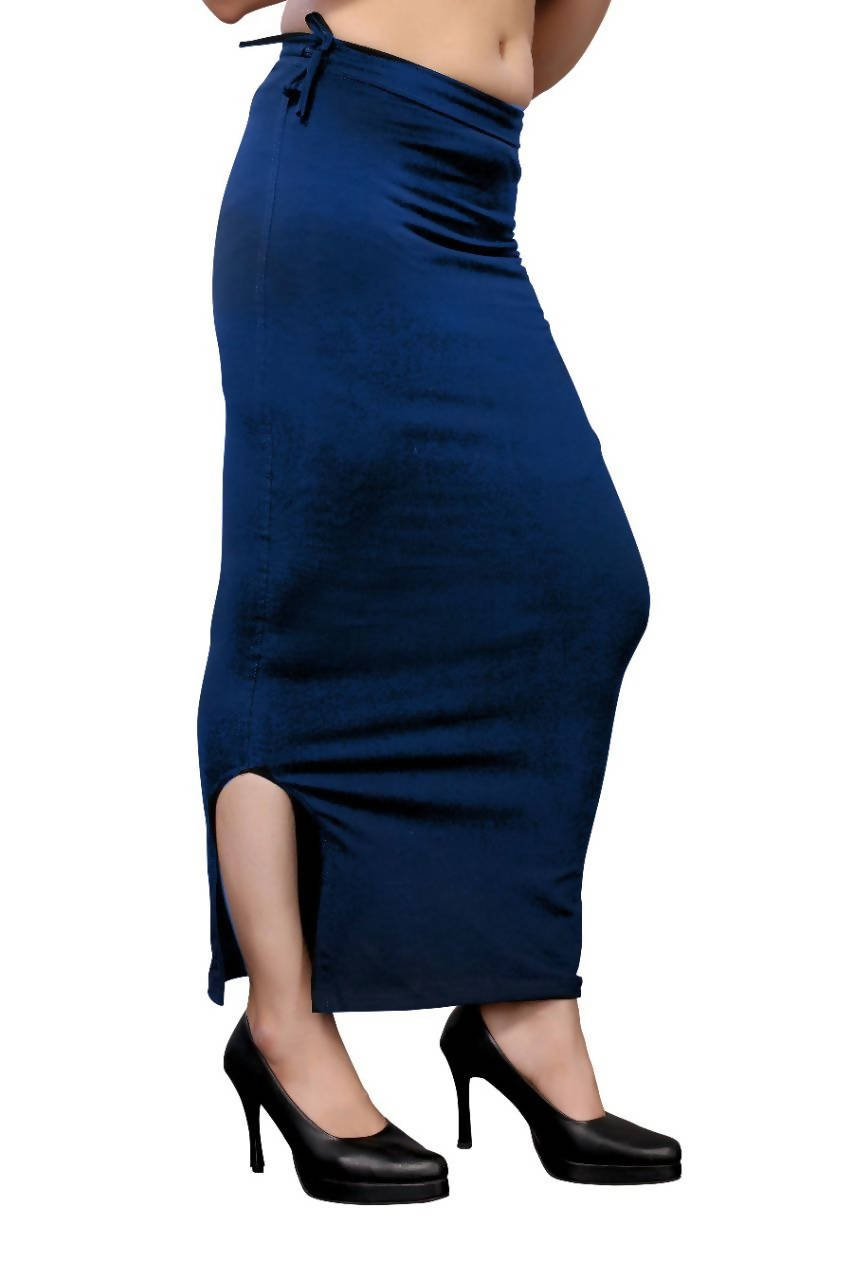 Vamika Navy Blue Cotton Lycra Petticoat - Distacart