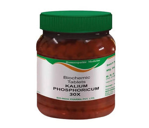 Bio India Homeopathy Kalium Phosphoricum Biochemic Tablets
