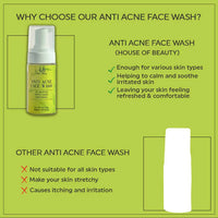 Thumbnail for House of Beauty Anti Acne Foam Face Wash - Distacart