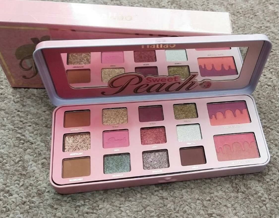 Maliao Professional Sweet Peach Eyeshadow Palette - Distacart