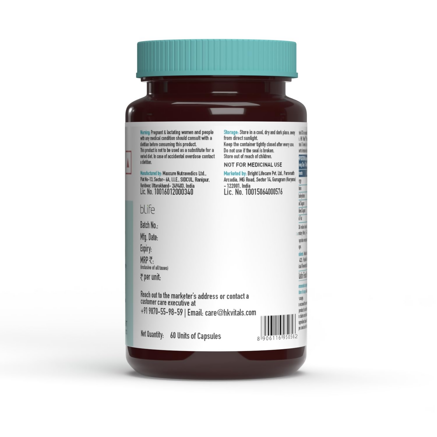 HK Vitals Vitamin D3 Capsules - Distacart
