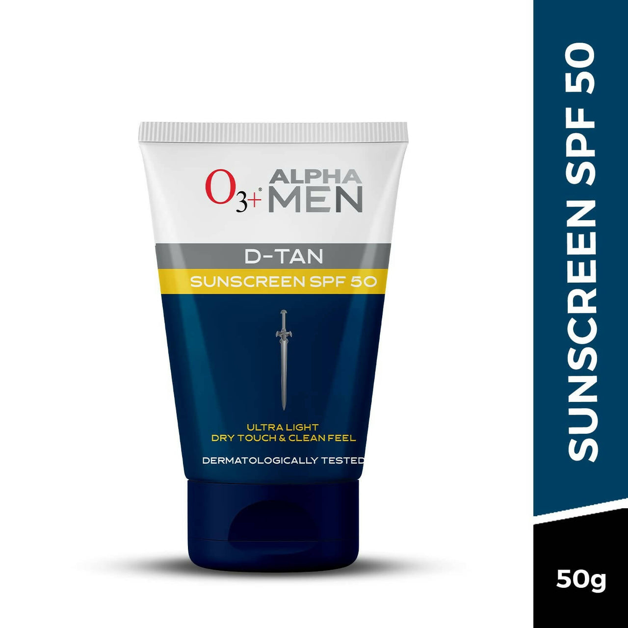 Professional O3+ Alpha Men D-Tan Sunscreen SPF 50 - Distacart