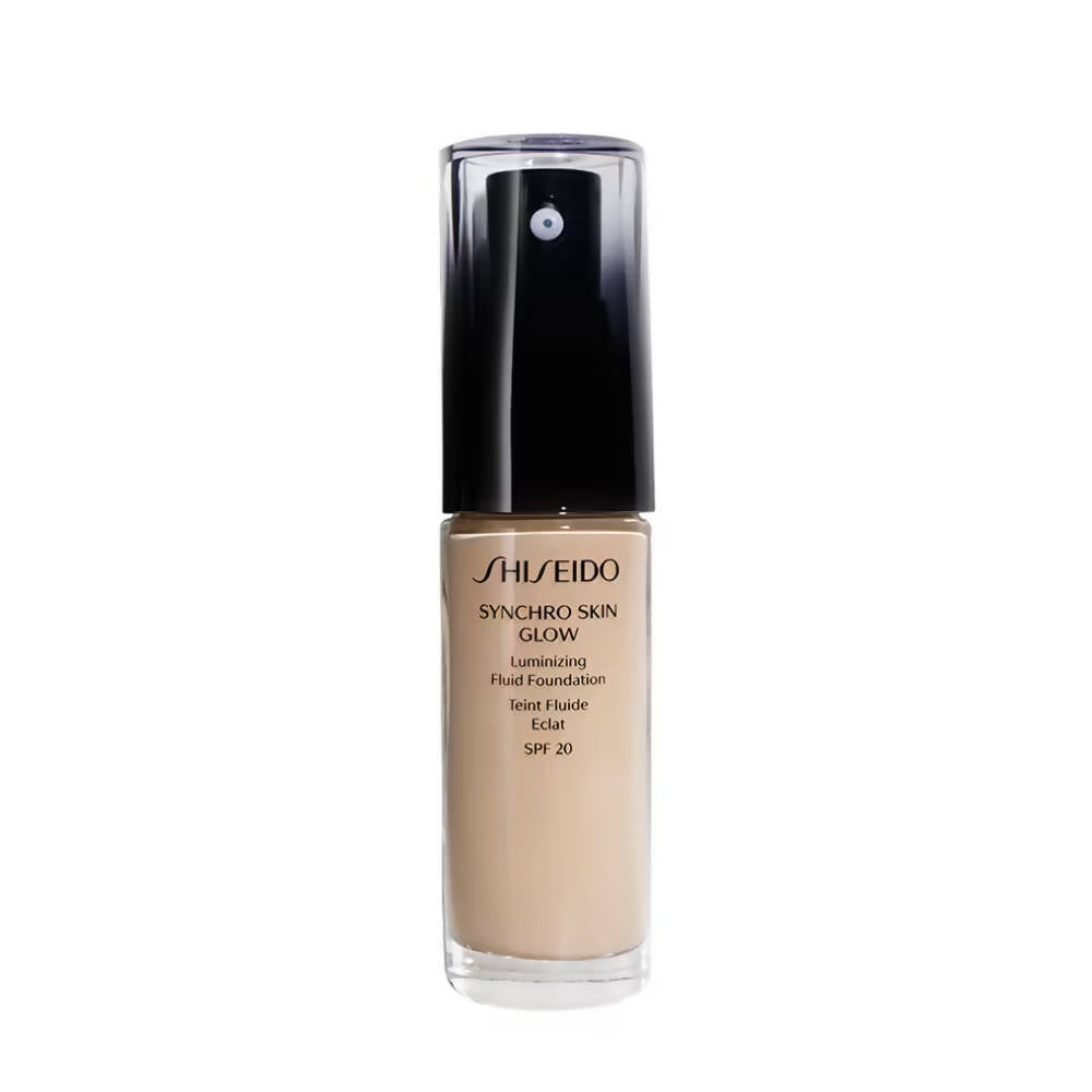 Shiseido Synchro Skin Glow Luminizing Fluid Foundation - Neutral 3 - Distacart
