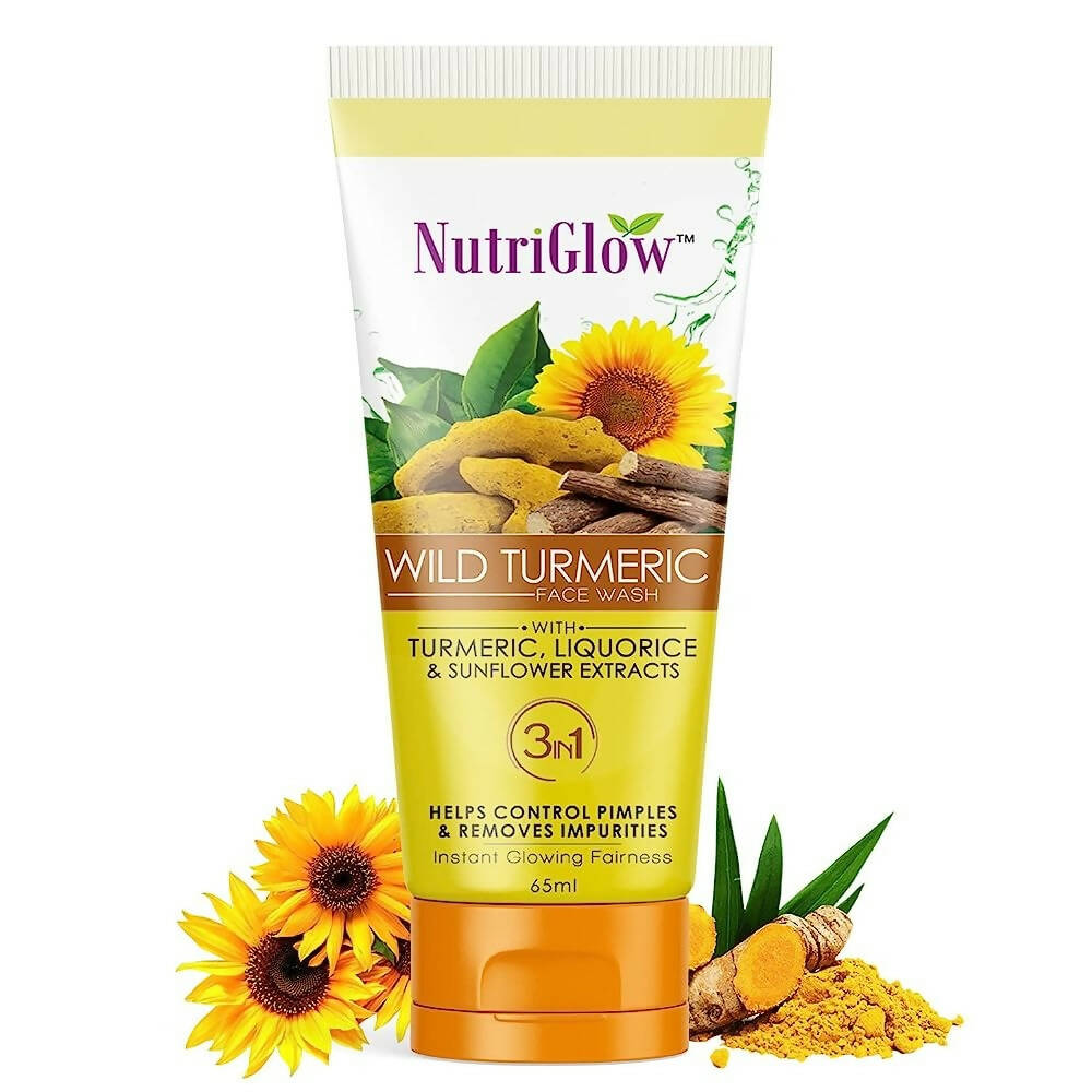 NutriGlow Wild Turmeric Face Wash - Distacart