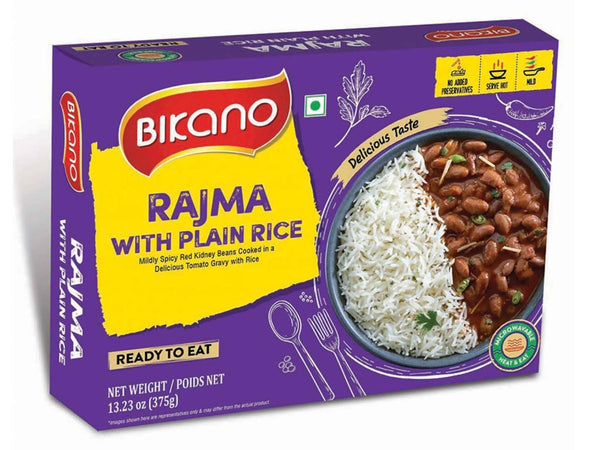 Bikano Rajma with Plain Rice