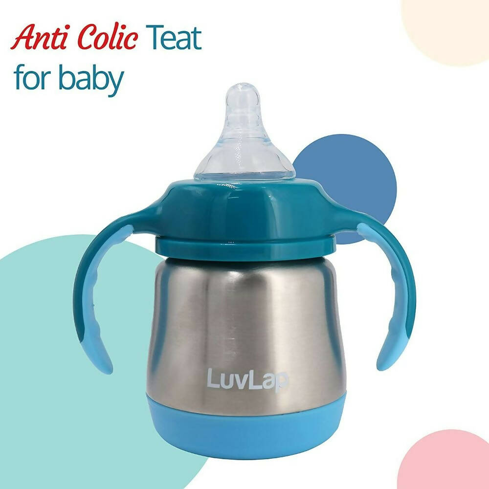 LuvLap Steel Feeding Baby Bottle - Distacart
