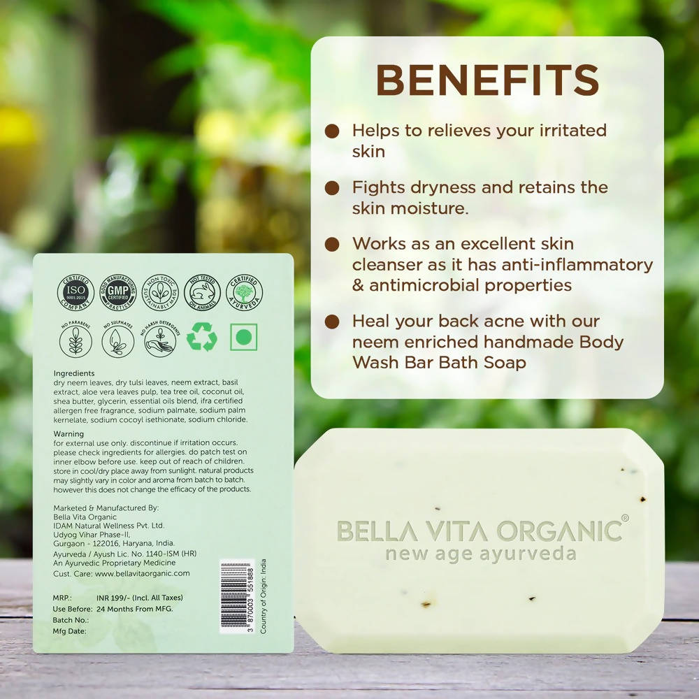 Bella Vita Organic Detox Body Wash Bar