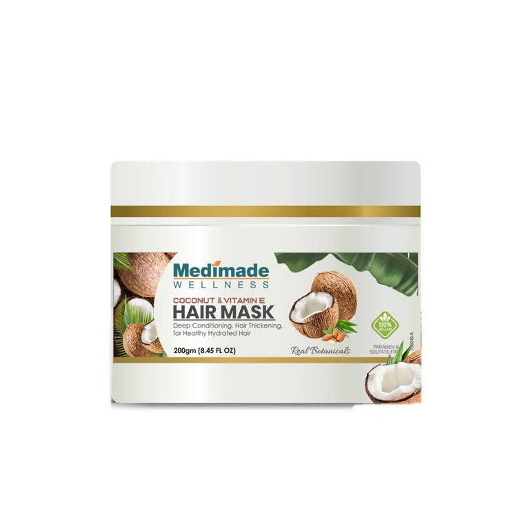 Medimade Wellness Coconut & Vitamin E Hair Mask - Distacart