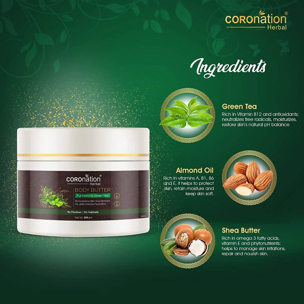 Coronation Herbal Fuji Matcha Green Tea Body Butter - Distacart