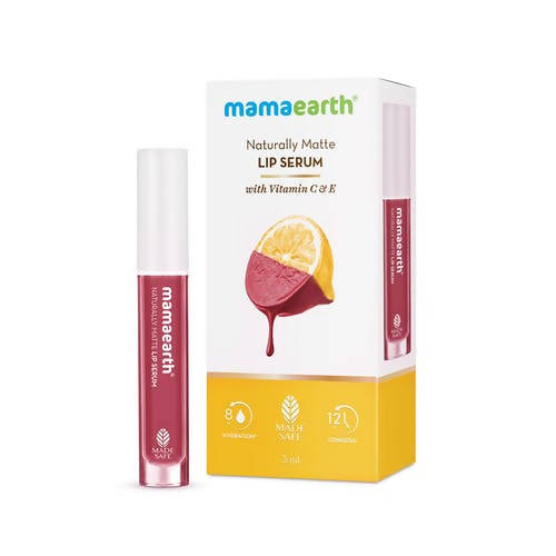 Mamaearth Naturally Matte Lip Serum / Rosy Nude