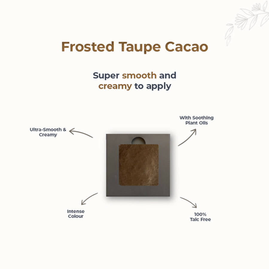 Disguise Satin Smooth Eyeshadow Squares - Frosted Taupe Cacao 211 - Distacart