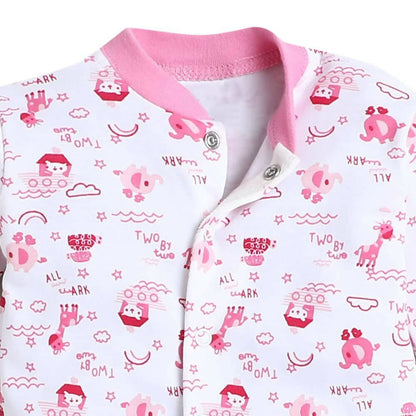 Daddy - G Rompers/Sleepsuits/Jumpsuit /Night Suits for New Born Babies - Pink - Distacart