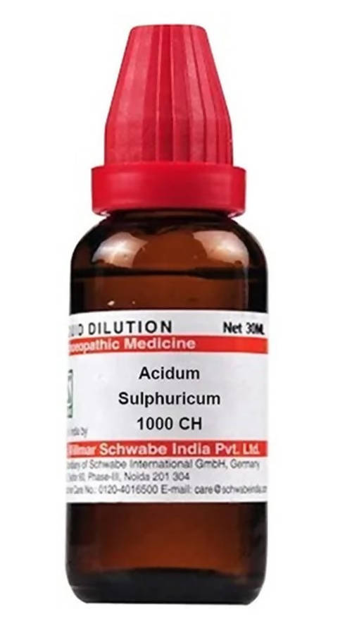 Dr. Willmar Schwabe India Acidum Sulphuricum Dilution
