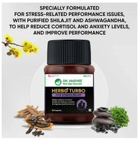Thumbnail for Dr. Vaidya's Herbo 24 Turbo Capsules For Stress Relief - Distacart