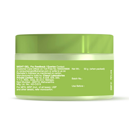 Lacto Calamine Night Gel with Green Tea - Distacart