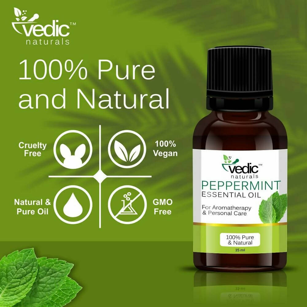 Vedic Naturals Peppermint Essential Oil - Distacart