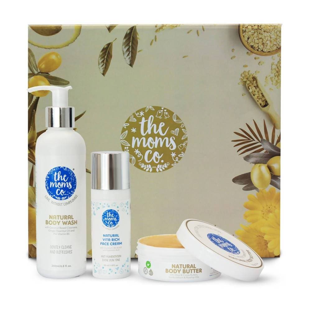 The Moms Co Natural Face & Body Ritual Kit - Distacart