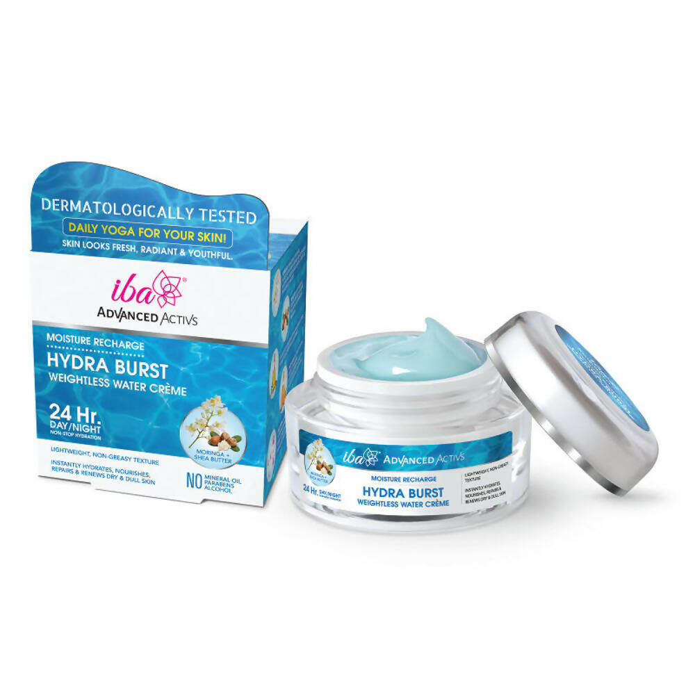 Iba Advanced Active Moisture Recharge Hydra Burst Weightless Water Crème - Distacart