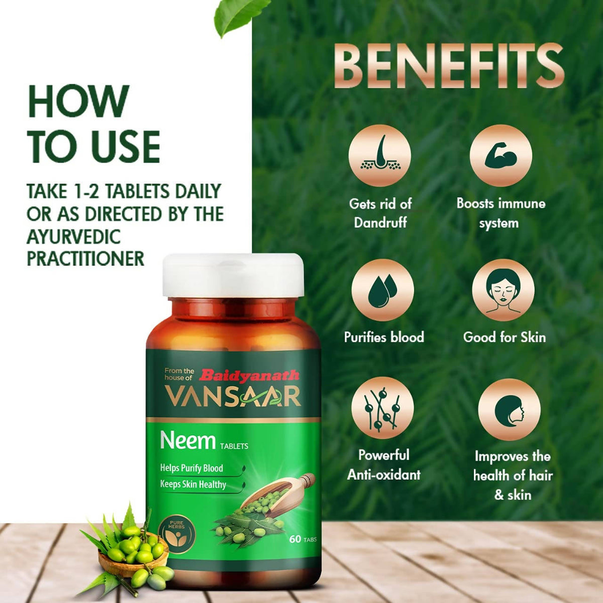Baidyanath Vansaar Neem Tablets