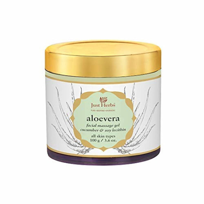 Just Herbs Aloevera Facial Massage Gel - Distacart