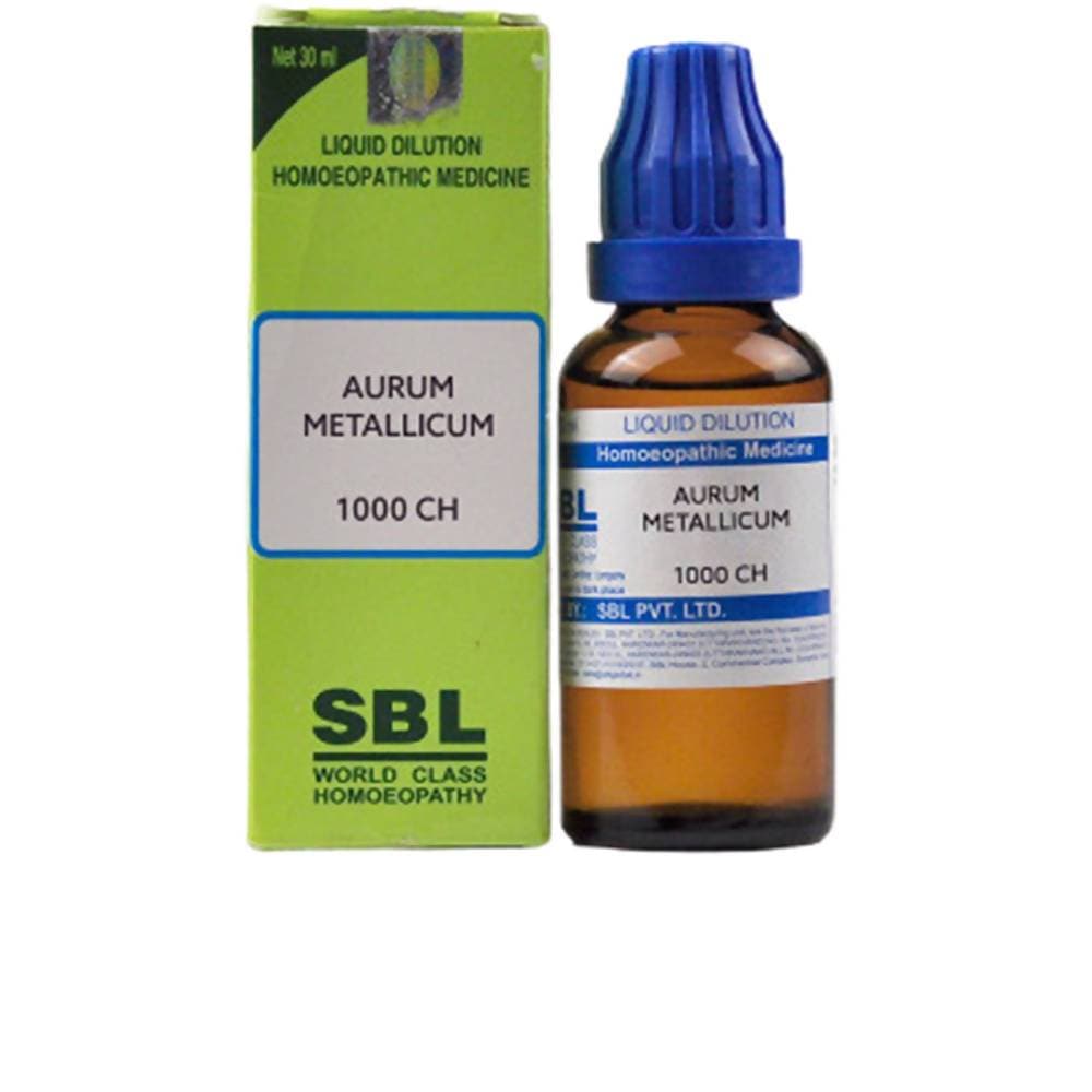 SBL Homeopathy Aurum Metallicum - 1000 CH