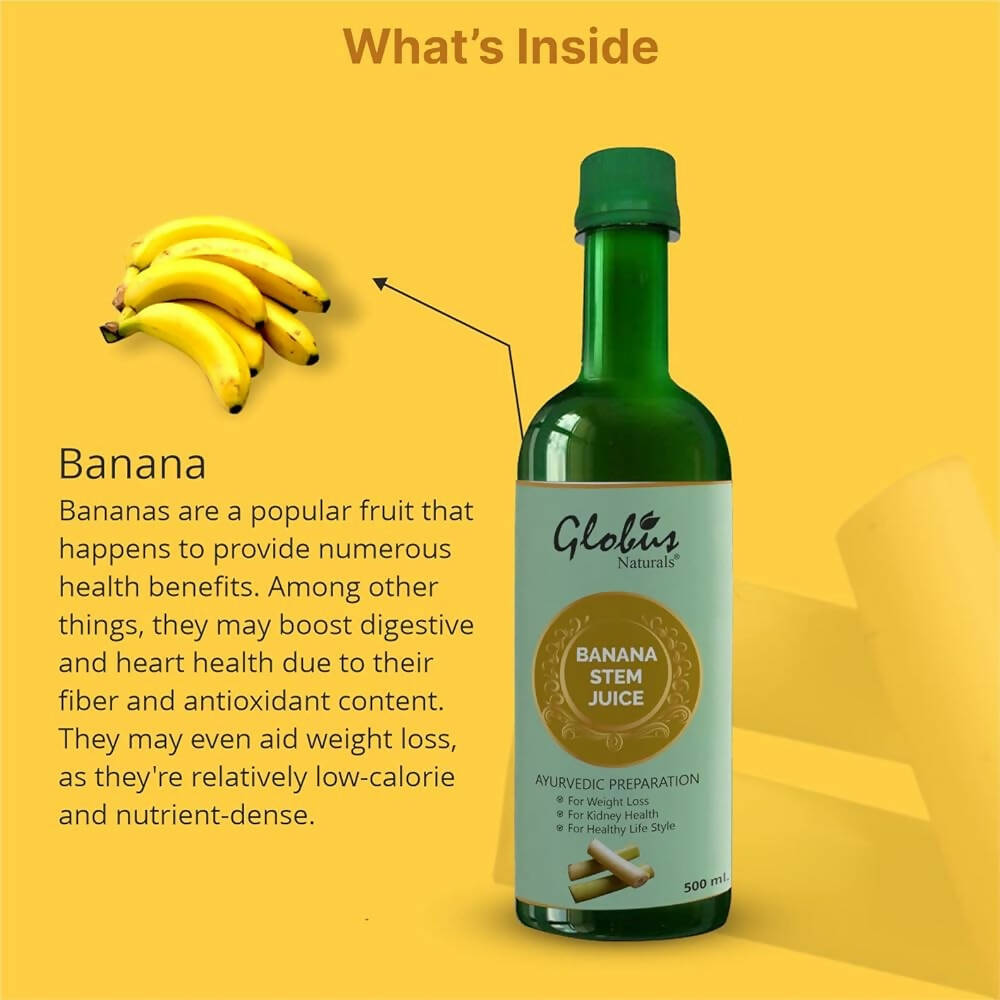Globus Naturals Banana Stem Juice - Distacart
