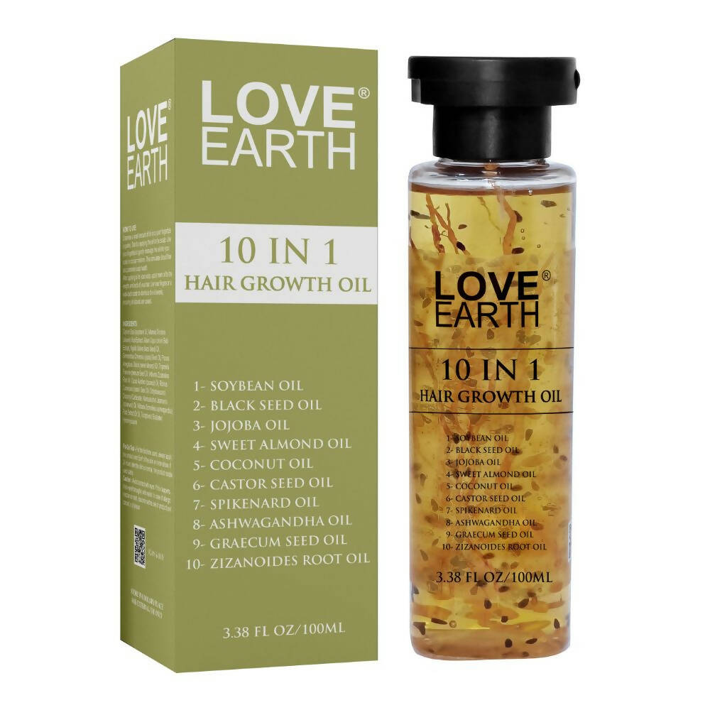 Love Earth 10 In 1 Hair Growth Oil - Distacart