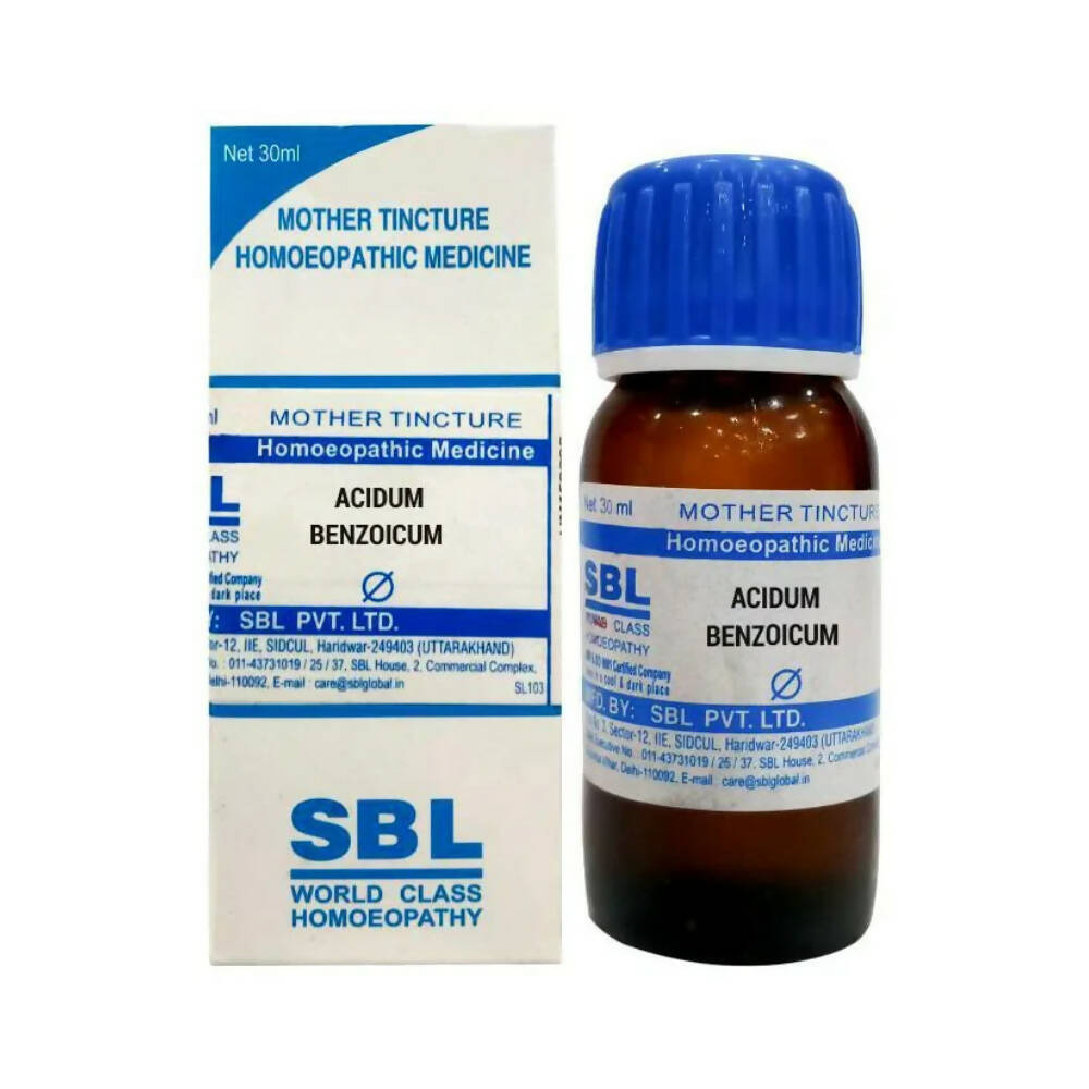 SBL Homeopathy Acidum Benzoicum Mother Tincture Q - Distacart