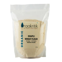Thumbnail for Praakritik Organic Khapli Wheat Atta - Distacart