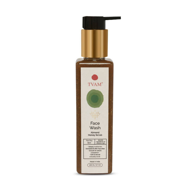Tvam Almond Honey Scrub & Face Wash - Distacart