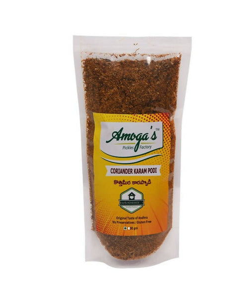 Amoga's Pickles Factory Coriander Leaves Curry Powder Andhra Style - Distacart