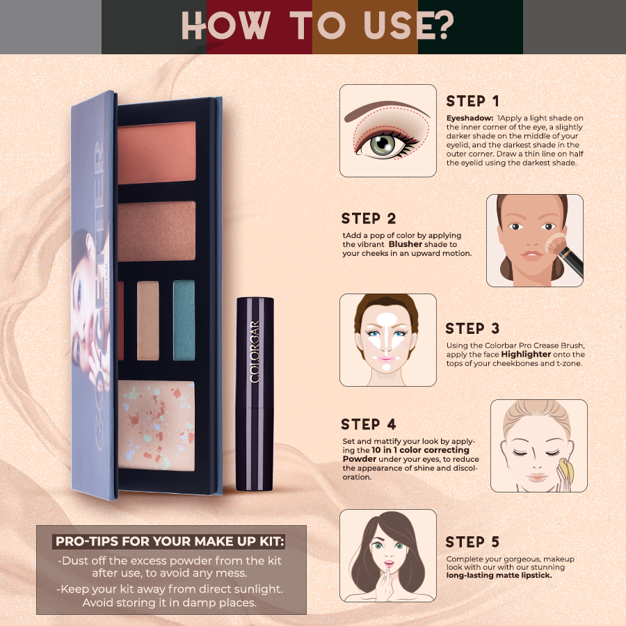 Colorbar Make Up Kit The Go-Getter - Distacart