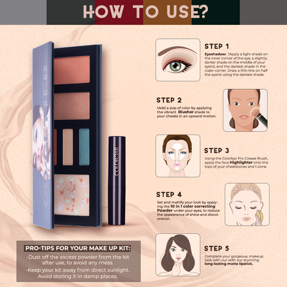 Colorbar Make Up Kit The Go-Getter - Distacart