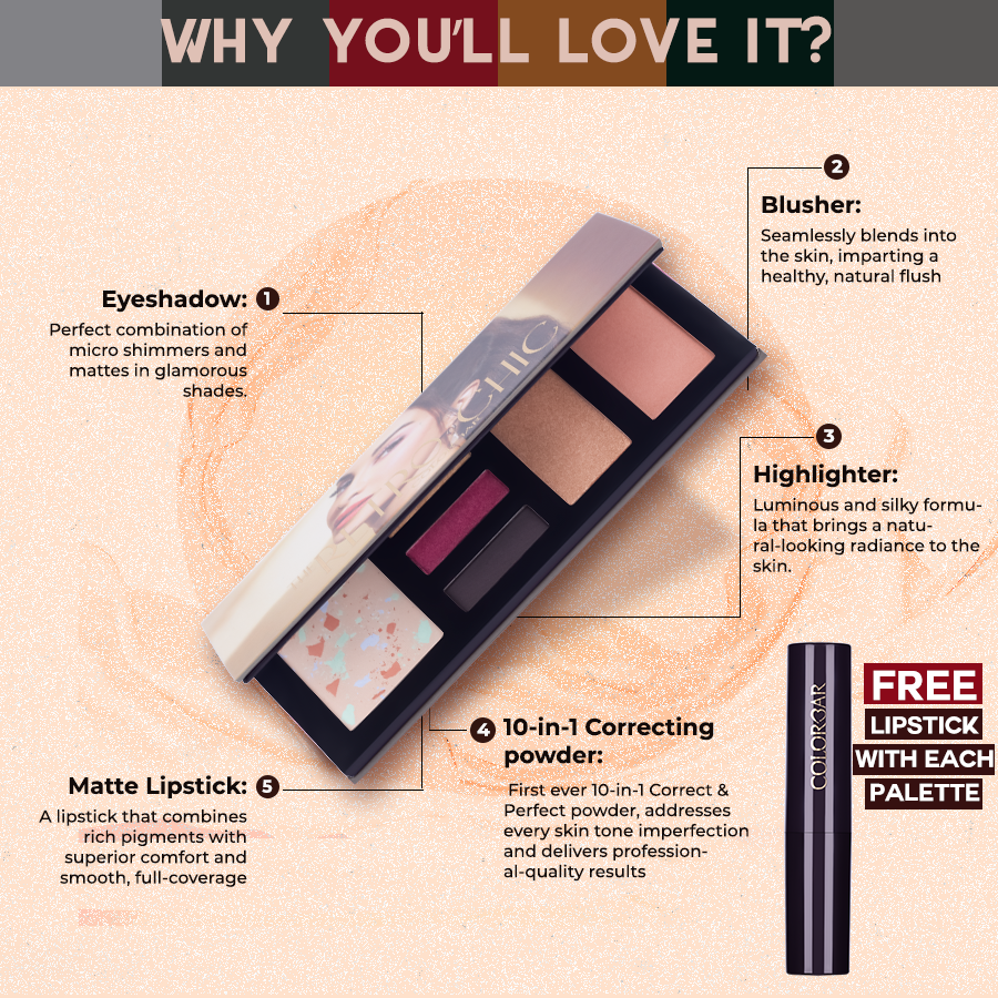 Colorbar Make Up Kit Retro Chic - Distacart