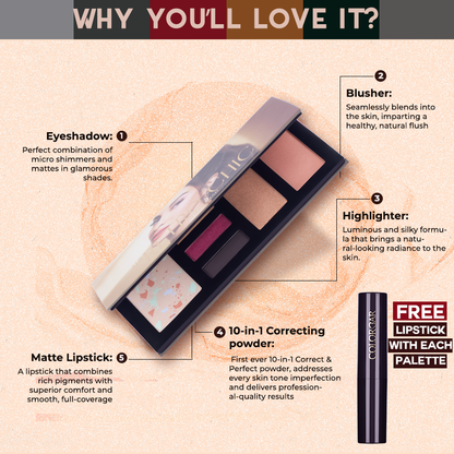 Colorbar Make Up Kit Retro Chic - Distacart
