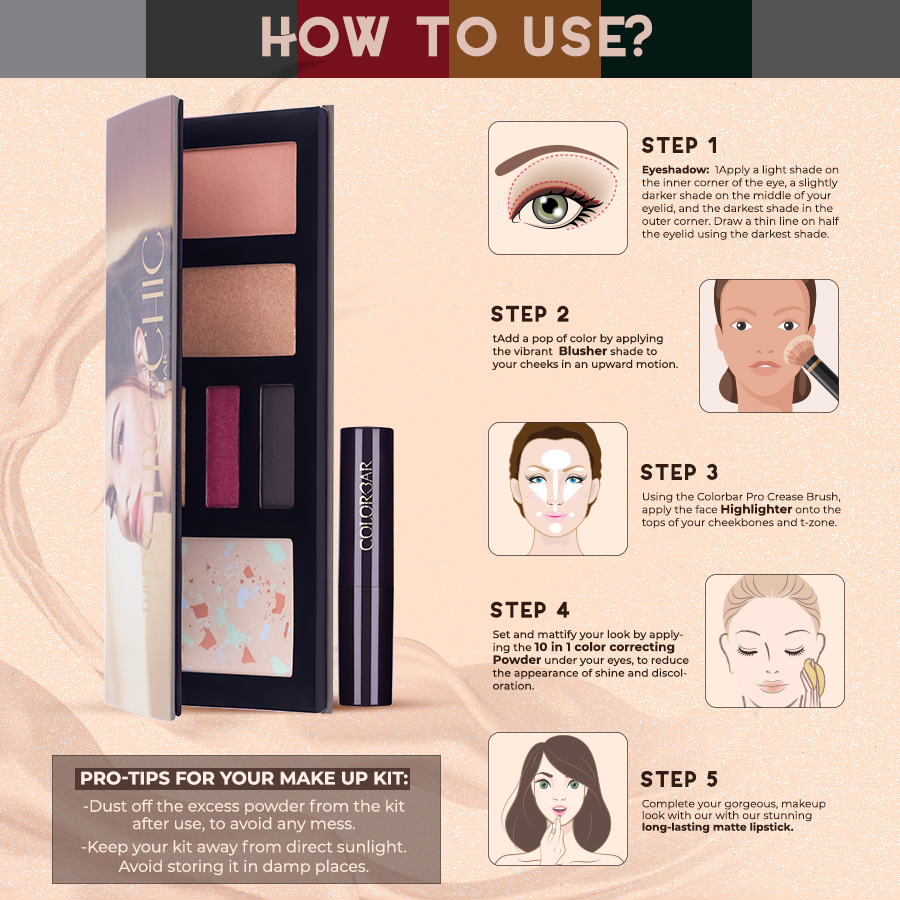 Colorbar Make Up Kit Retro Chic - Distacart