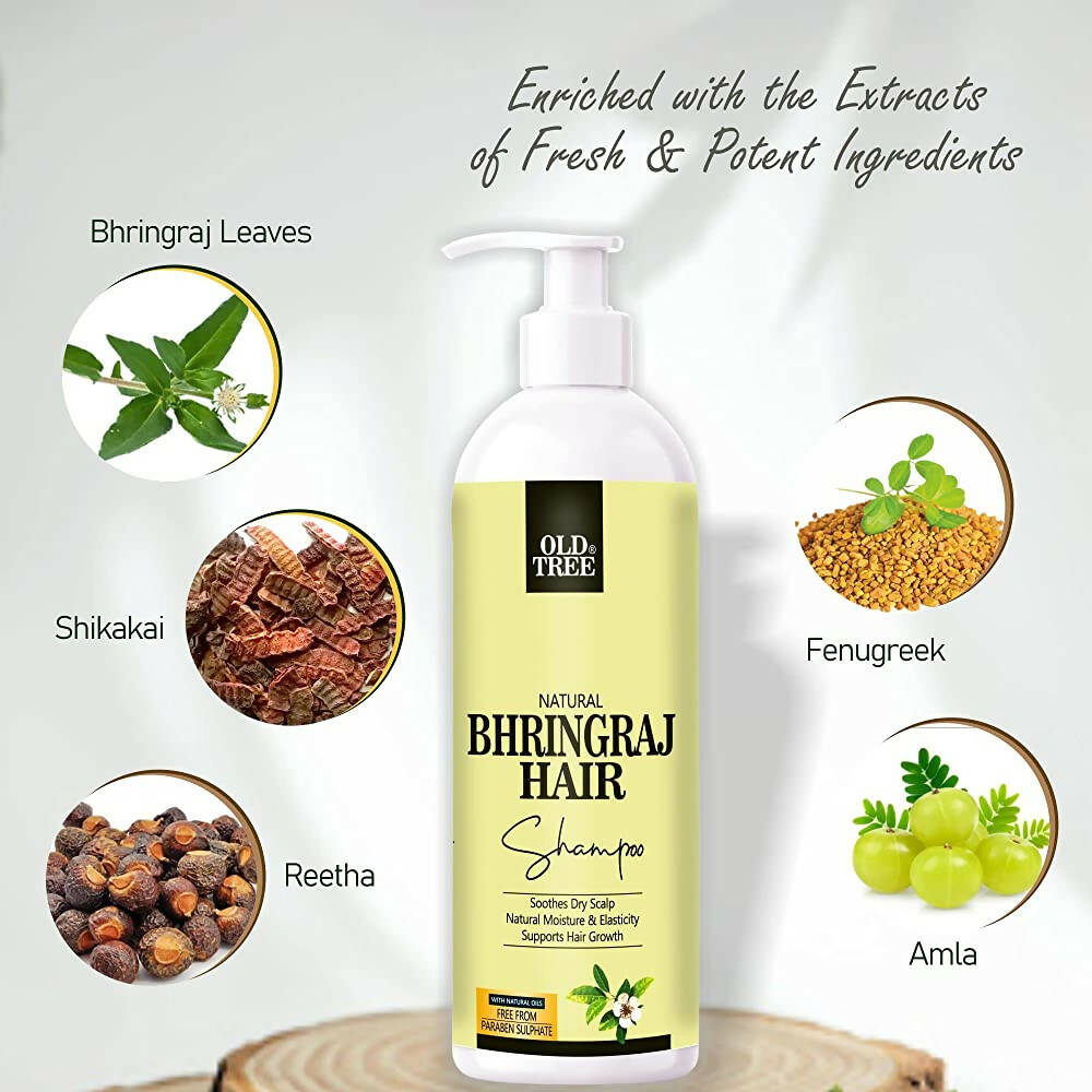 Old Tree Bhringraj Hair Shampoo for Hair Growth - Distacart