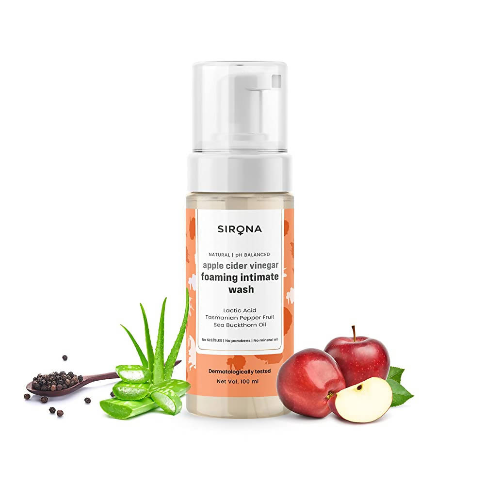 Sirona Apple Cider Vinegar Foaming Intimate Wash - Distacart