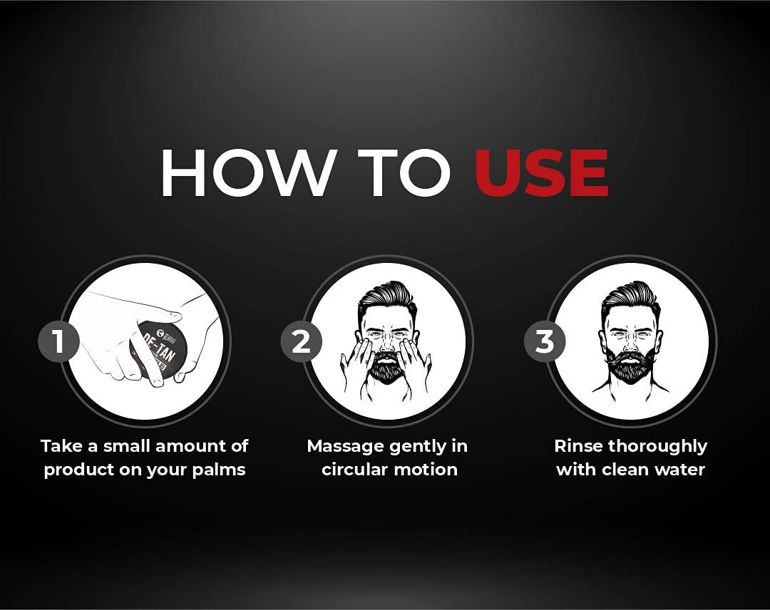 Beardo De-Tan Caffeine Face Scrub - Distacart