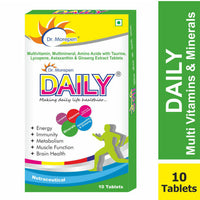 Thumbnail for Dr. Morepen Daily Multivitamin Tablets for Women & Men, Multivitamins & Minerals Supplement - Distacart