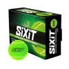 Sixit Lite Cricket Tennis Ball - Green (Pack of 6) - Distacart